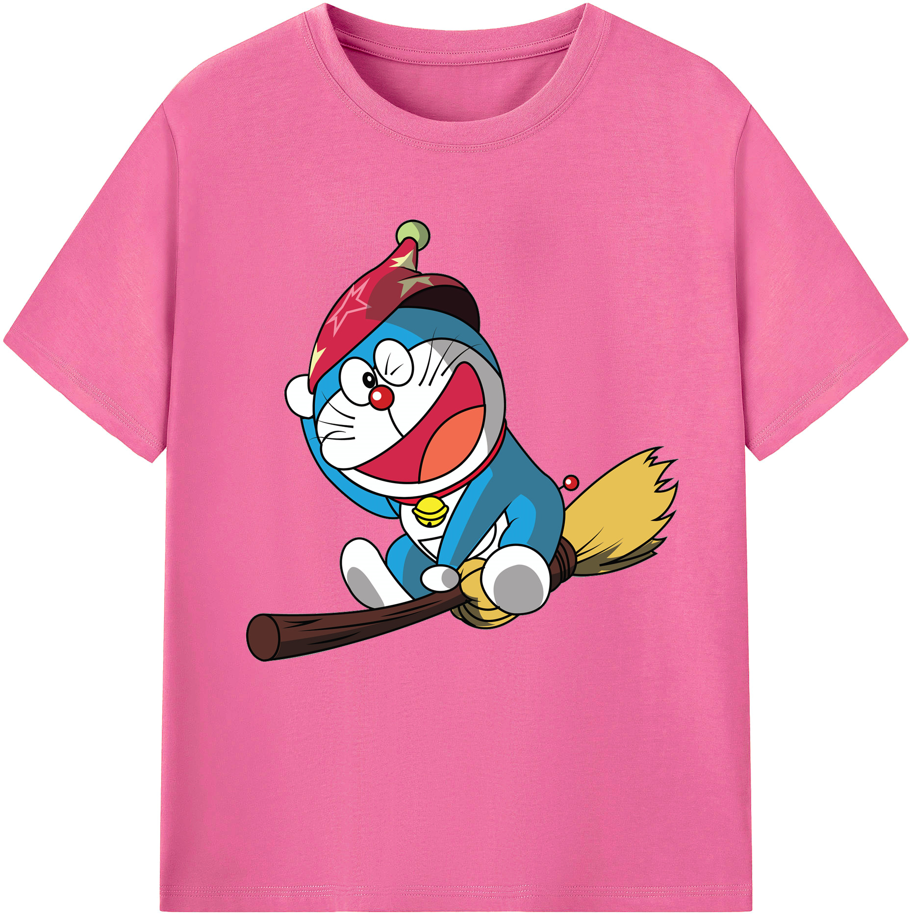 （画像用） ドラえもん Doraemon レディースカジュアルプリントTシャツ（綿100％）